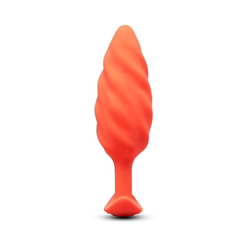 B-VIBE - SWIRL TEXTURE PLUG ORANGE