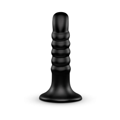 B-VIBE - KRUSH 9.5 IN. CURVED & RIBBED DILDO WITH SUCTION CUP
