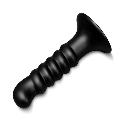 B-VIBE - KRUSH 9.5 IN. CURVED & RIBBED DILDO WITH SUCTION CUP