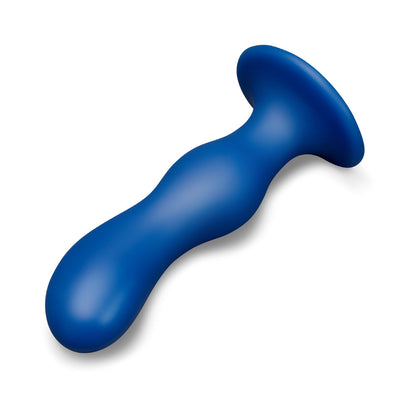 B-VIBE - MILK 8.5 IN. CURVED ANAL TRAINER WITH TAPERED TIP AND SUCTION CUP