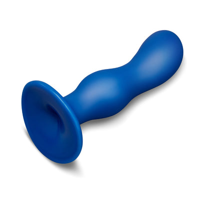 B-VIBE - MILK 8.5 IN. CURVED ANAL TRAINER WITH TAPERED TIP AND SUCTION CUP