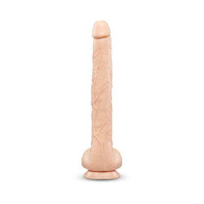 B-VIBE - BONE 17 IN. DEEP-INSERT DILDO WITH REALISTIC BALLS AND SUCTION CUP