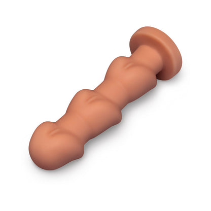 B-VIBE - HEADZ 10.5 IN. MULTI-BULB DILDO WITH FLARED BASE