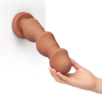 B-VIBE - HEADZ 10.5 IN. MULTI-BULB DILDO WITH FLARED BASE