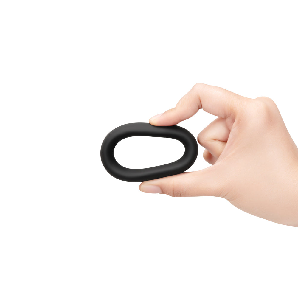 B-VIBE - SNUG RING 40MM SNUG FIT SILICONE C-RING BLACK