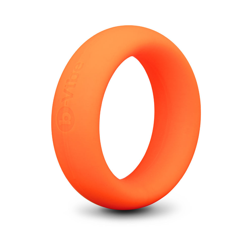 B-VIBE - SNUG RING 40MM SNUG FIT SILICONE C-RING ORANGE