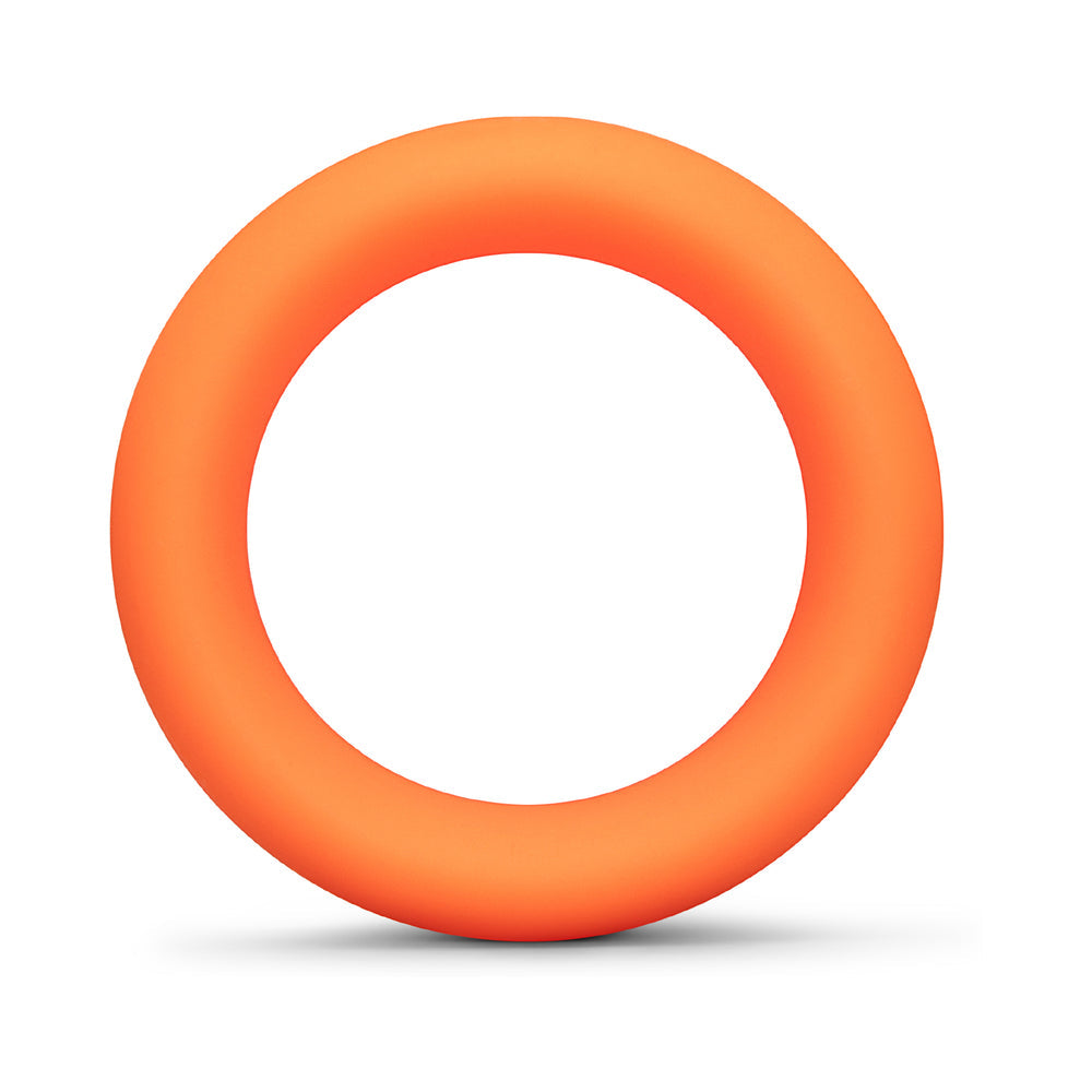 B-VIBE - SNUG RING 40MM SNUG FIT SILICONE C-RING ORANGE