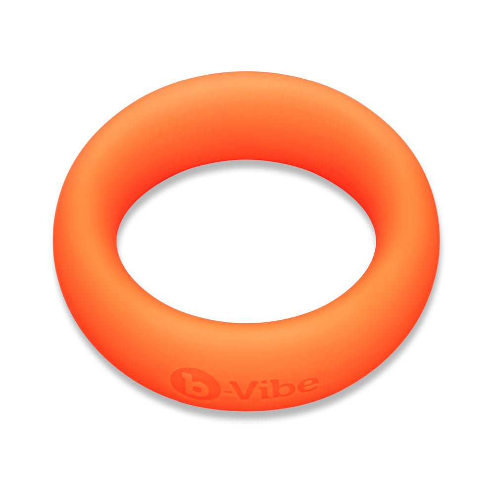 B-VIBE - SNUG RING 40MM SNUG FIT SILICONE C-RING ORANGE
