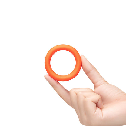 B-VIBE - SNUG RING 40MM SNUG FIT SILICONE C-RING ORANGE