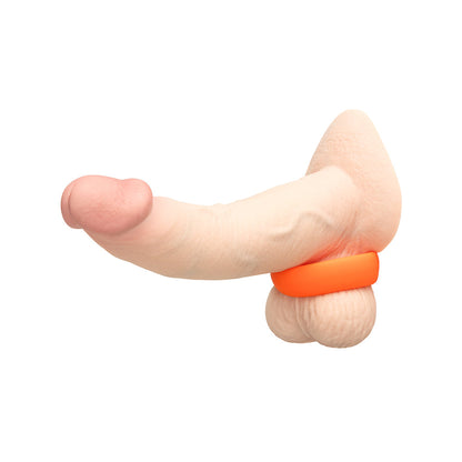 B-VIBE - SNUG RING 40MM SNUG FIT SILICONE C-RING ORANGE