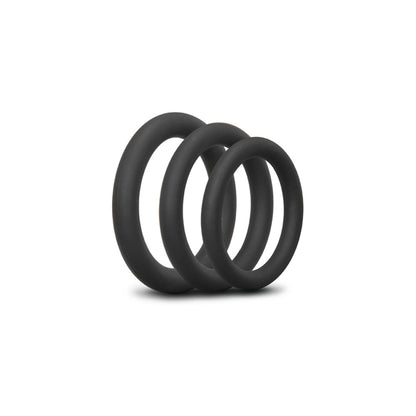 B-VIBE - SNUG RING LITE 3-PACK SNUG FIT SILICONE C-RING