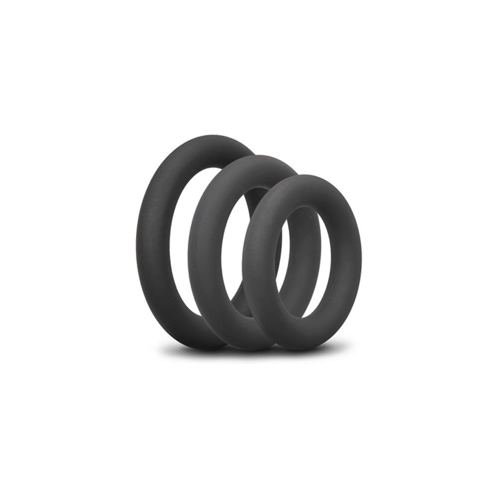 B-VIBE - SNUG RING SWOLE 3-PACK SNUG FIT THICK SILICONE C-RING