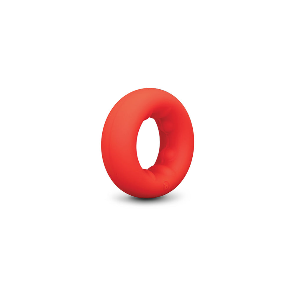 B-VIBE - FLEX RING GRIP ULTRA SOFT SILICONE C-RING RED