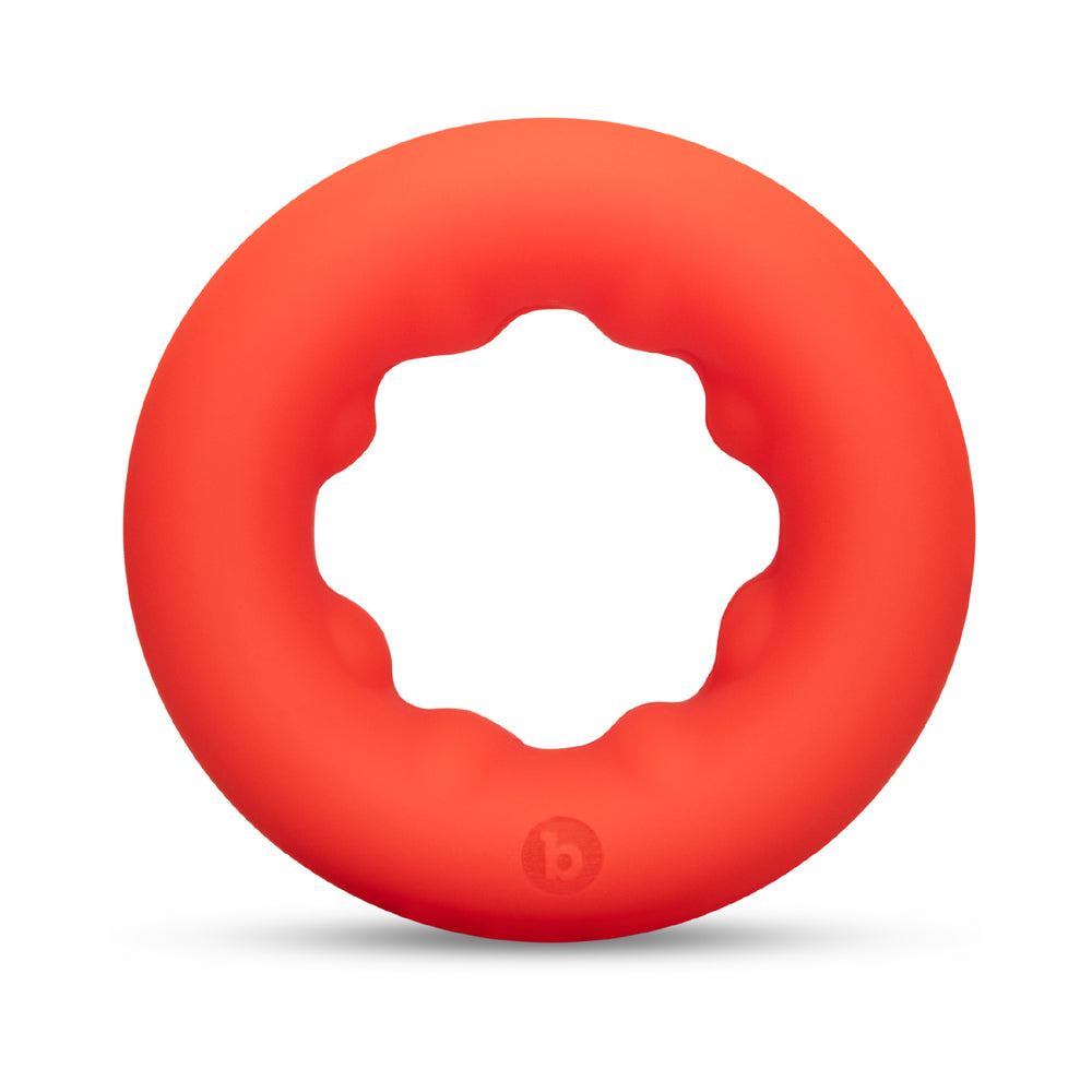 B-VIBE - FLEX RING GRIP ULTRA SOFT SILICONE C-RING RED