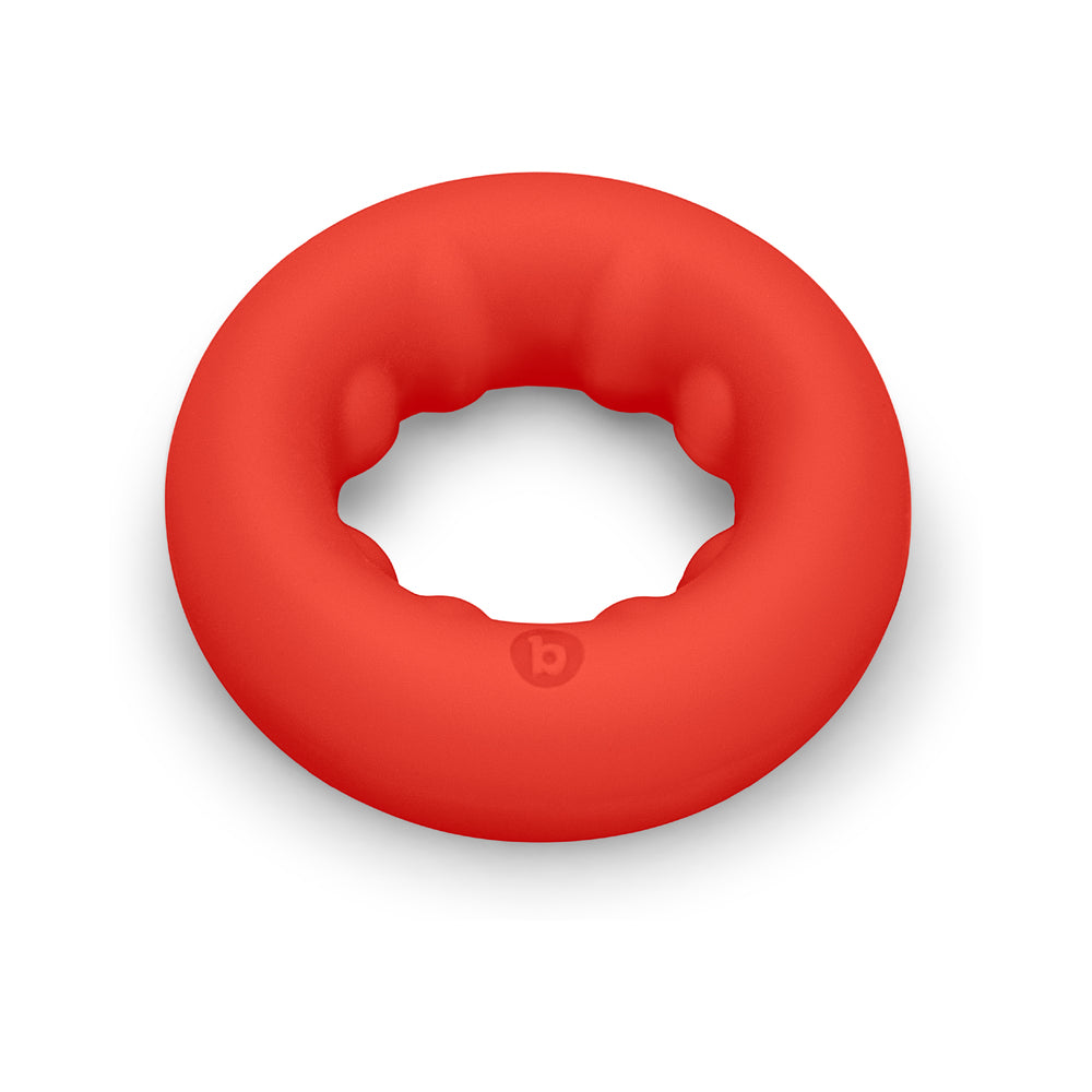 B-VIBE - FLEX RING GRIP ULTRA SOFT SILICONE C-RING RED