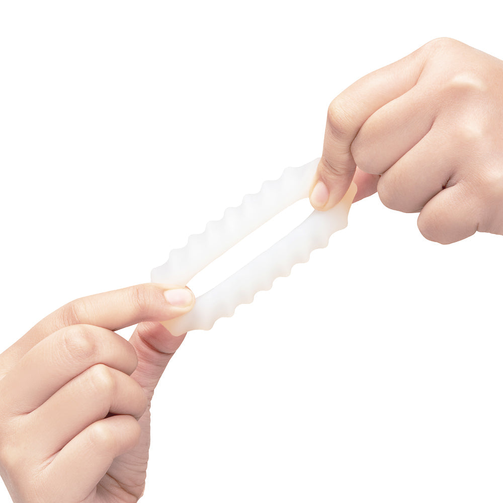 B-VIBE - FLEX RING RIPPLE ULTRA SOFT SILICONE C-RING