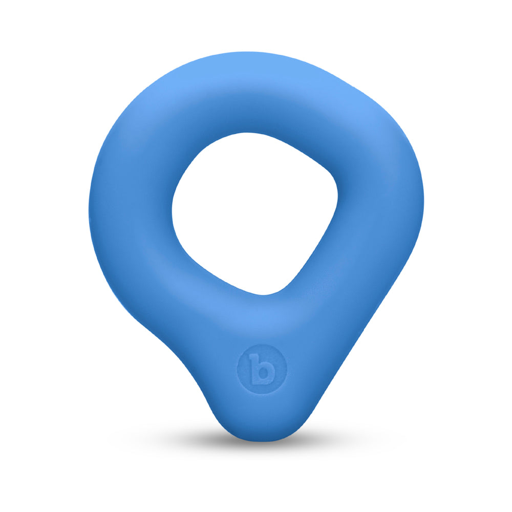 B-VIBE - FLEX RING DRIP SILICONE C-RING BLUE