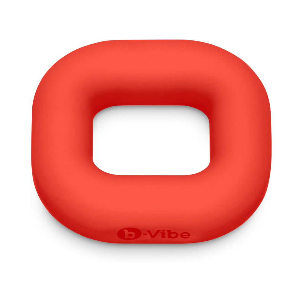 B-VIBE - ANILLO PARA EL PENE FLEX RING DE SILICONA A GRANEL ROJO