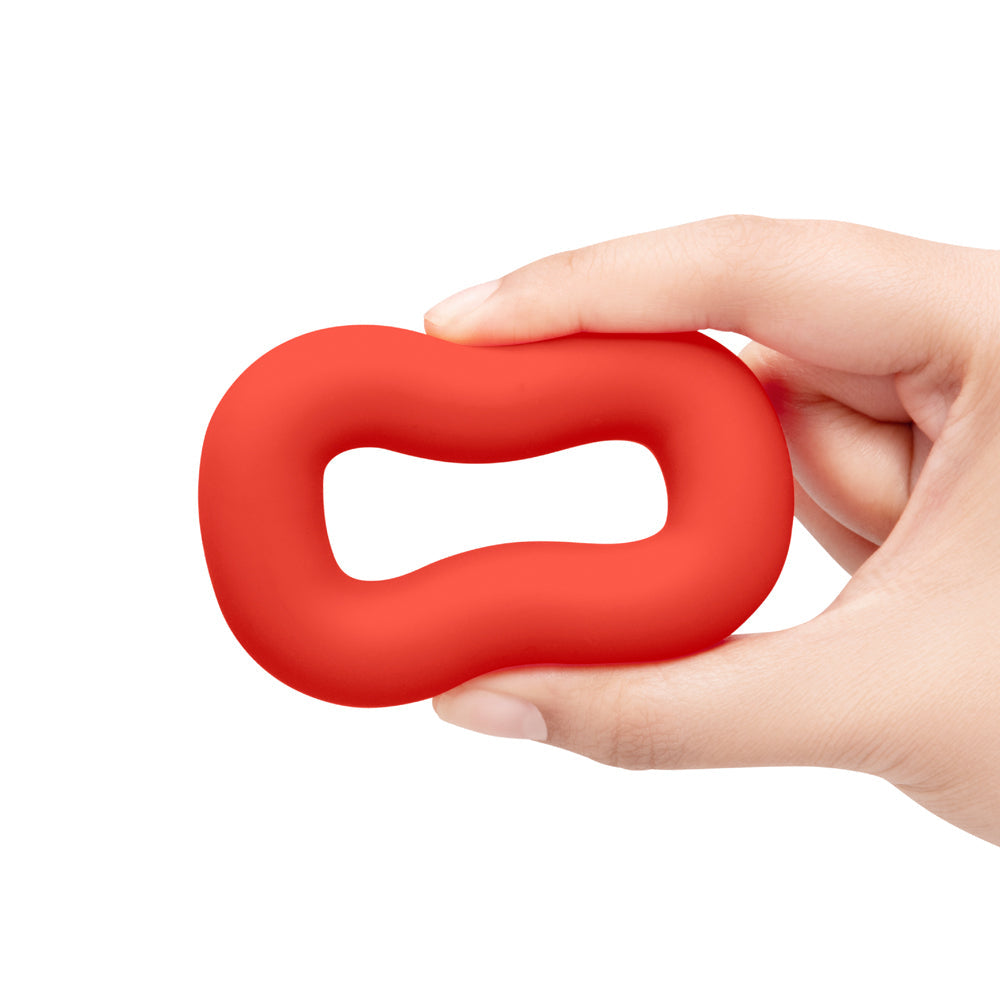 B-VIBE - FLEX RING BULK SILICONE C-RING RED