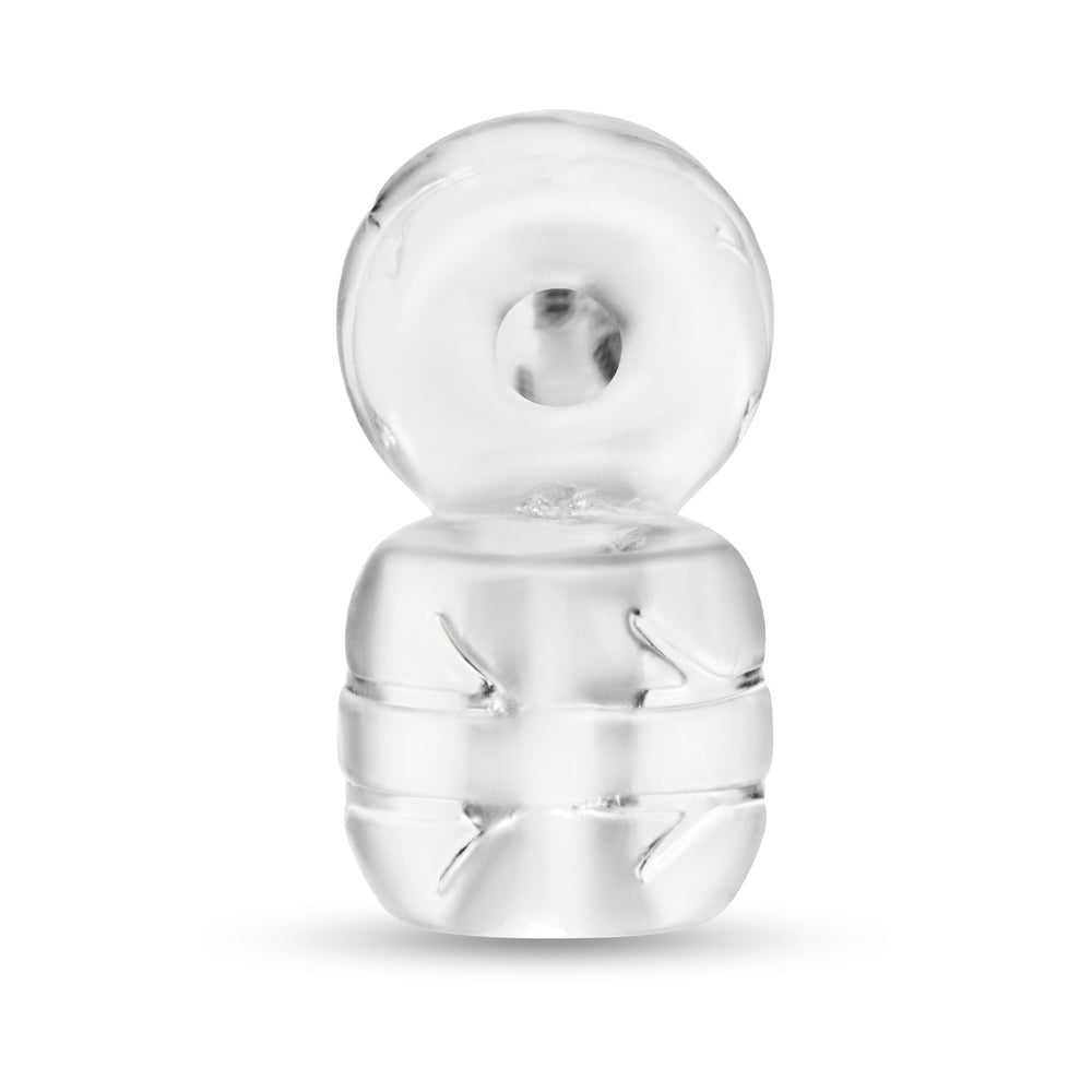 B-VIBE - STRECH-TECH DOUBLE BARREL ULTRA STRETCHY C-RING & BALL STRETCHER