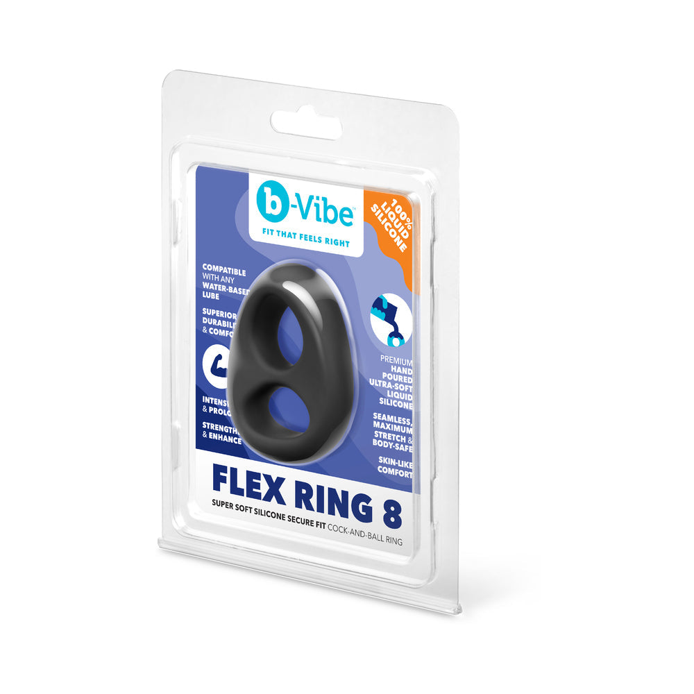 B-VIBE - FLEX RING EIGHT SILICONE C-RING