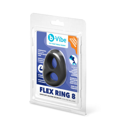 B-VIBE - FLEX RING EIGHT SILICONE C-RING