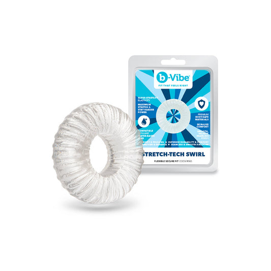 B-VIBE - STRETCH-TECH SWIRL ULTRA STRETCHY C-RING