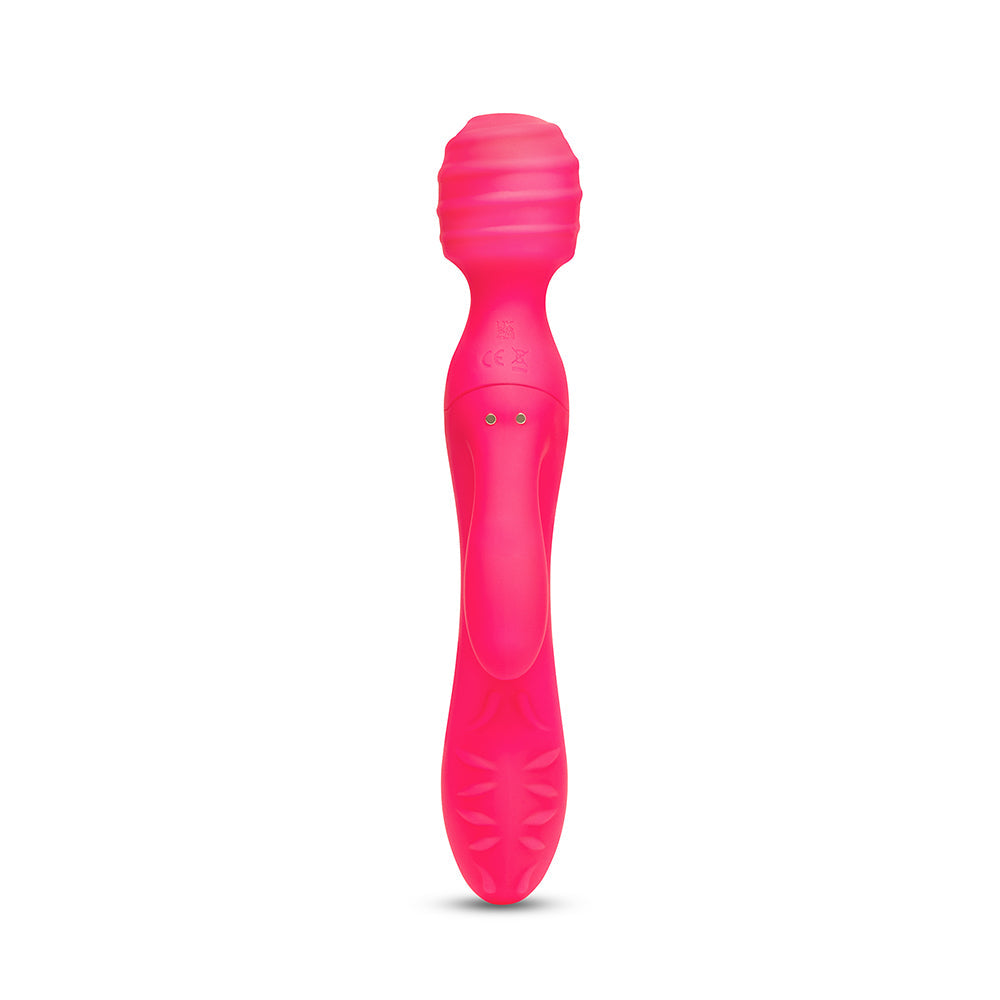 TOGETHER TOY - TRI DELIGHT DUAL-ENDED TRIPLE STIM WAND & RABBIT VIBRATOR