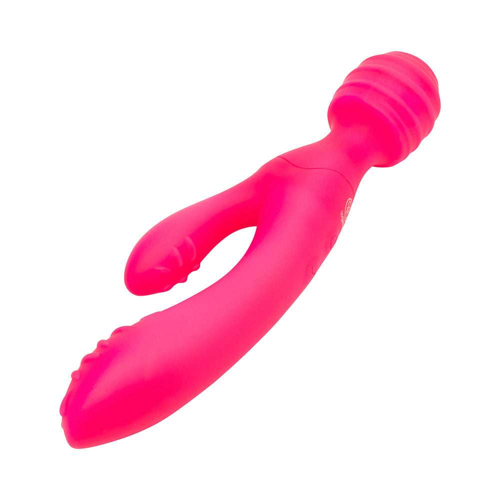 TOGETHER TOY - TRI DELIGHT DUAL-ENDED TRIPLE STIM WAND & RABBIT VIBRATOR