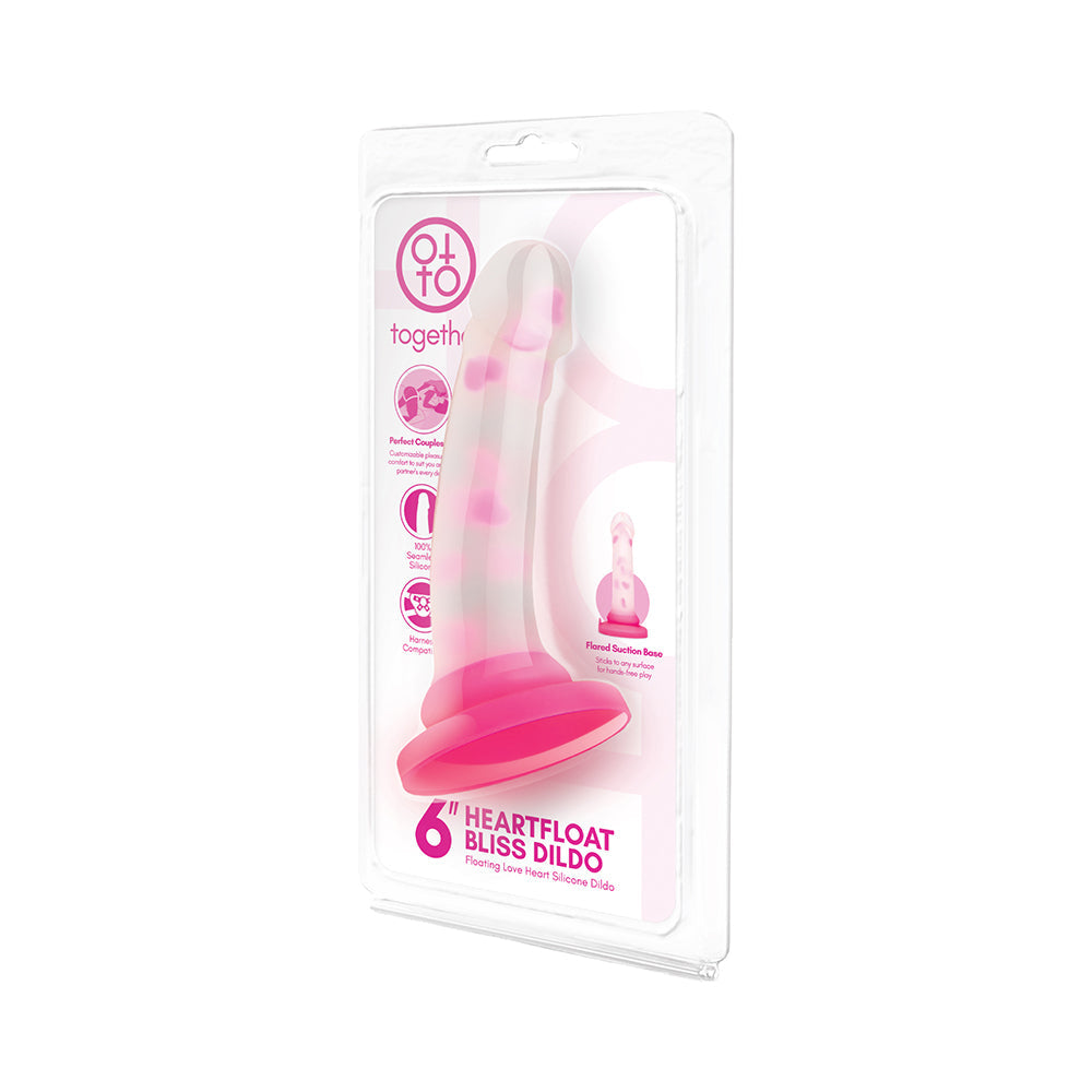 TOGETHER TOY - 6 IN. HEARTFLOAT BLISS DILDO