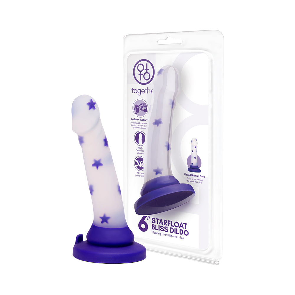 TOGETHER TOY - 6 IN. STARFLOAT BLISS DILDO