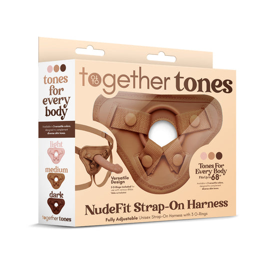 TOGETHER TOY - NUDEFIT STRAP-ON HARNESS MEDIUM