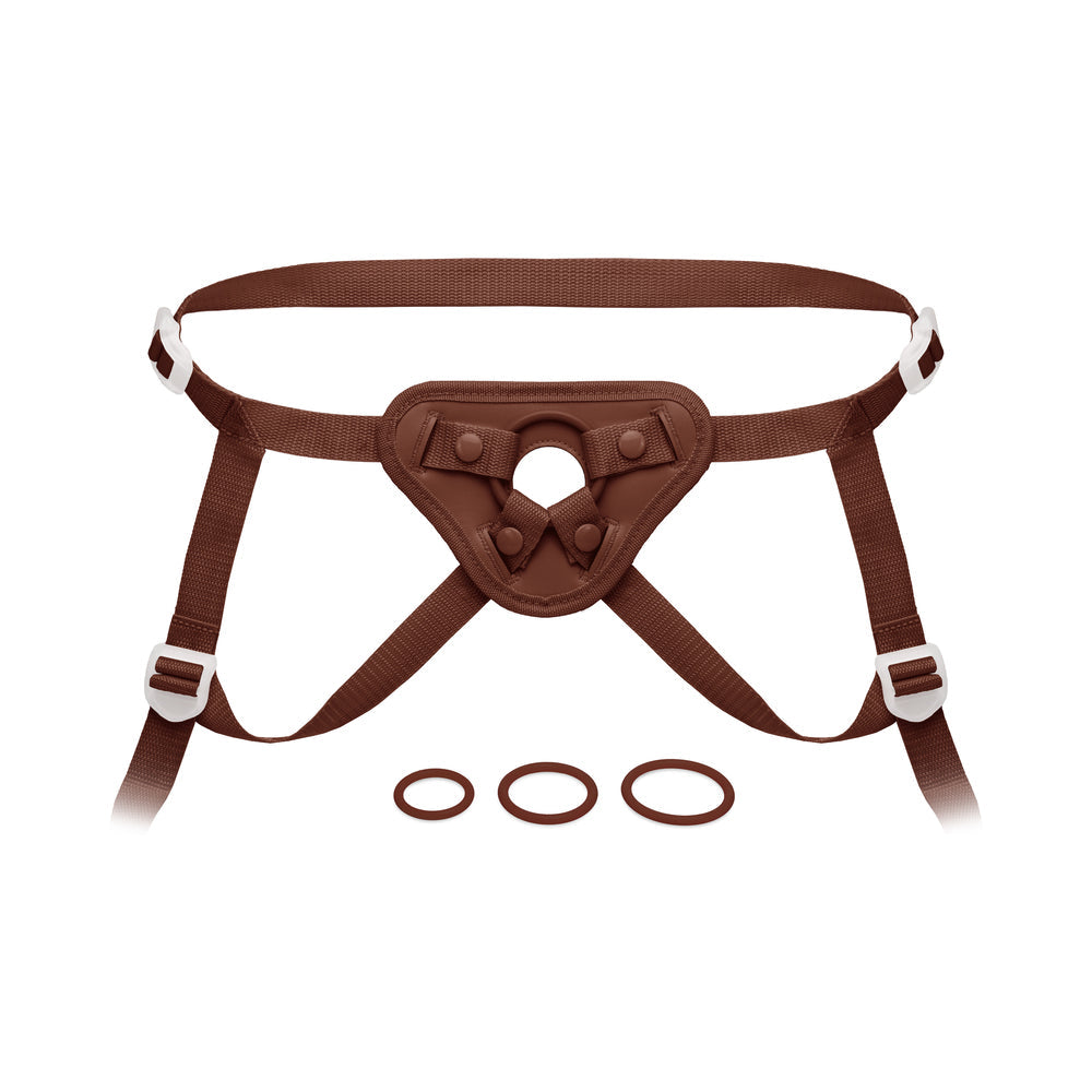 TOGETHER TOY - NUDEFIT STRAP-ON HARNESS DARK