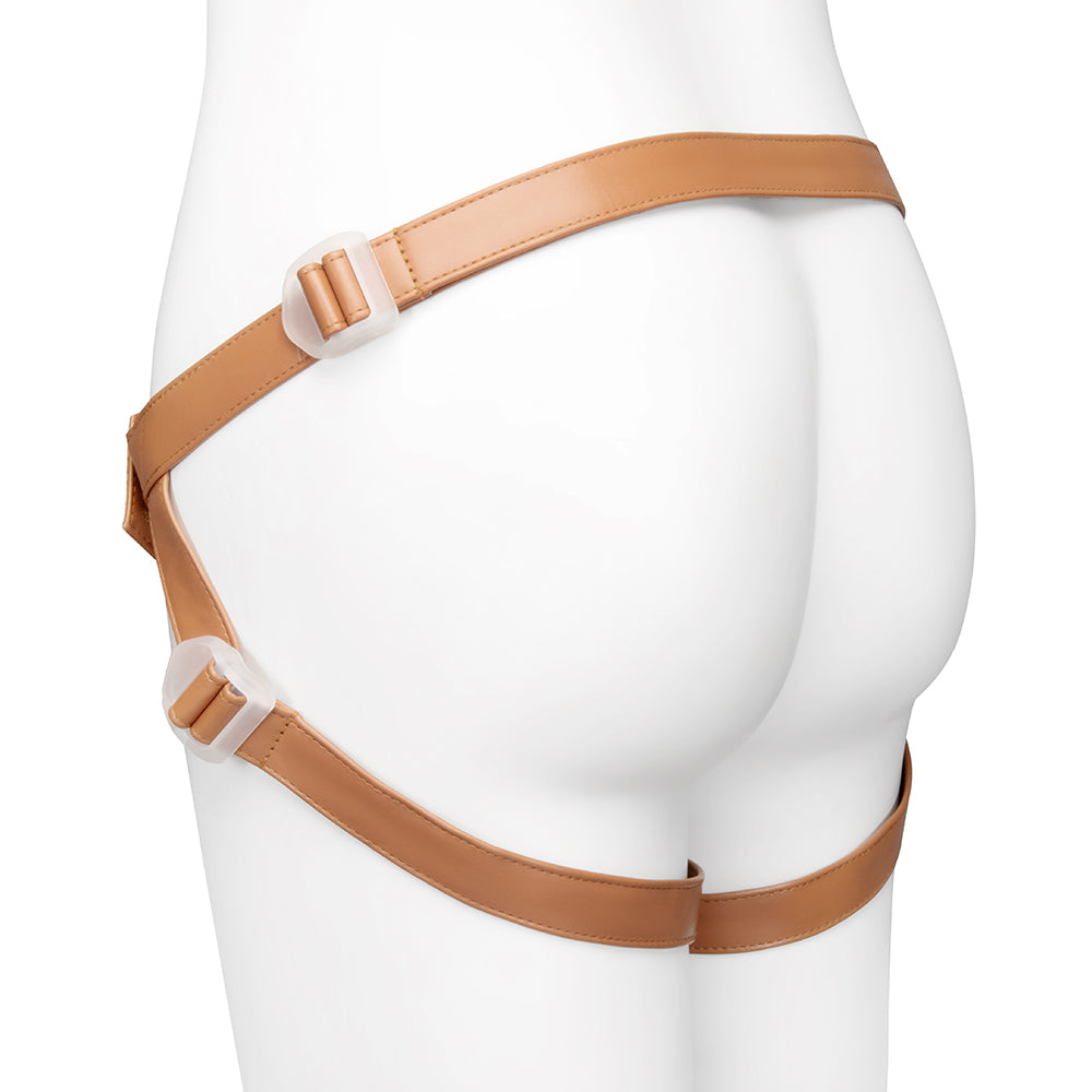TOGETHER TOY - TOGETHER TONES NUDEFIT FLEXCURV STRAP-ON HARNESS MEDIUM