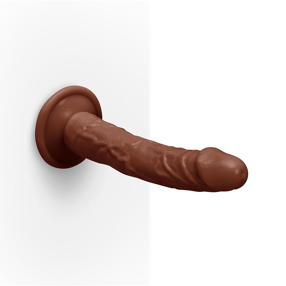 TOGETHER TOY - 6.75 IN. REALISTIC DILDO DARK