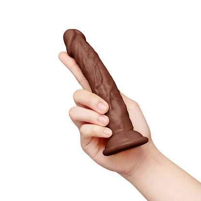 TOGETHER TOY - 6.75 IN. REALISTIC DILDO DARK