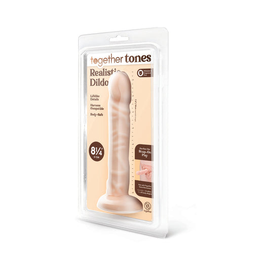 TOGETHER TOY - 8.25 IN. REALISTIC DILDO LIGHT