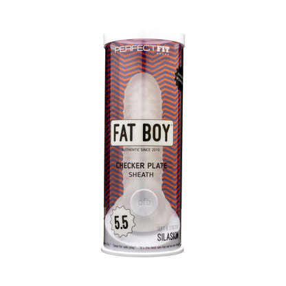 PERFECT FIT - FAT BOY CHECKER BOX SHEATH 5.5 IN. CLEAR