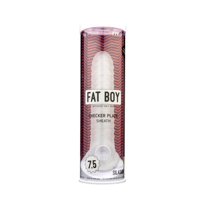 PERFECT FIT - FAT BOY CHECKER BOX SHEATH 7.5 IN. CLEAR