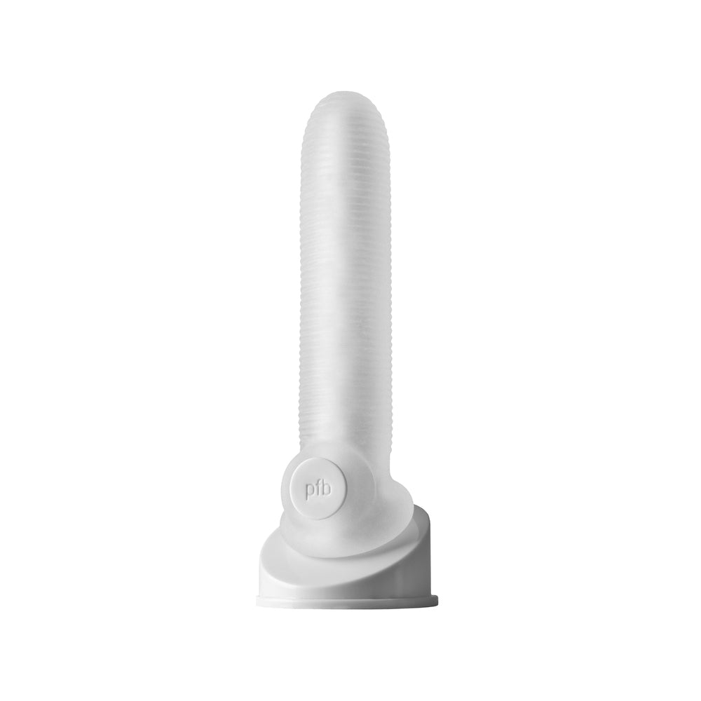 PERFECT FIT - FAT BOY MICRO RIBBED SHEATH 7.5 IN. CLEAR