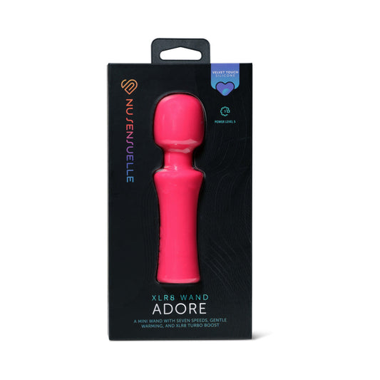 NU SENSUELLE - ADORE XLR8 WAND WITH HEAT HOT PINK