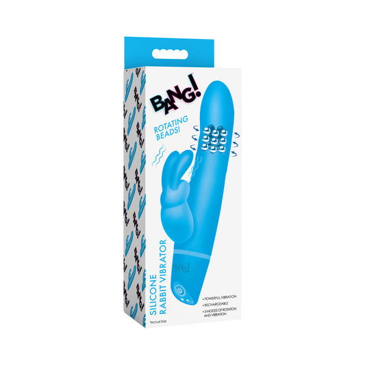 XR BRANDS - BANG! SILICONE RABBIT VIBRATOR