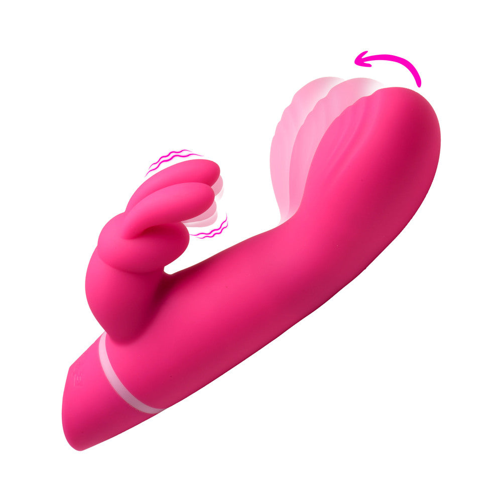 XR BRANDS - BANG! SILICONE RABBIT VIBRATOR