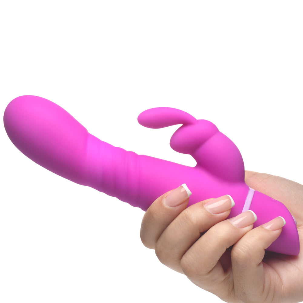 XR BRANDS - BANG! SILICONE RABBIT VIBRATOR