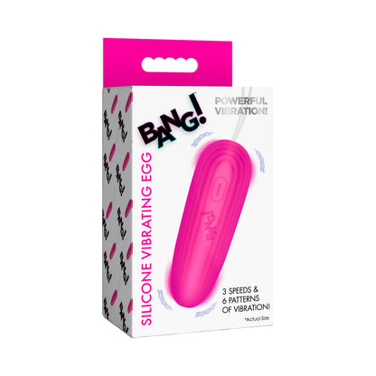 XR BRANDS - BANG! SILICONE VIBRATING EGG PINK