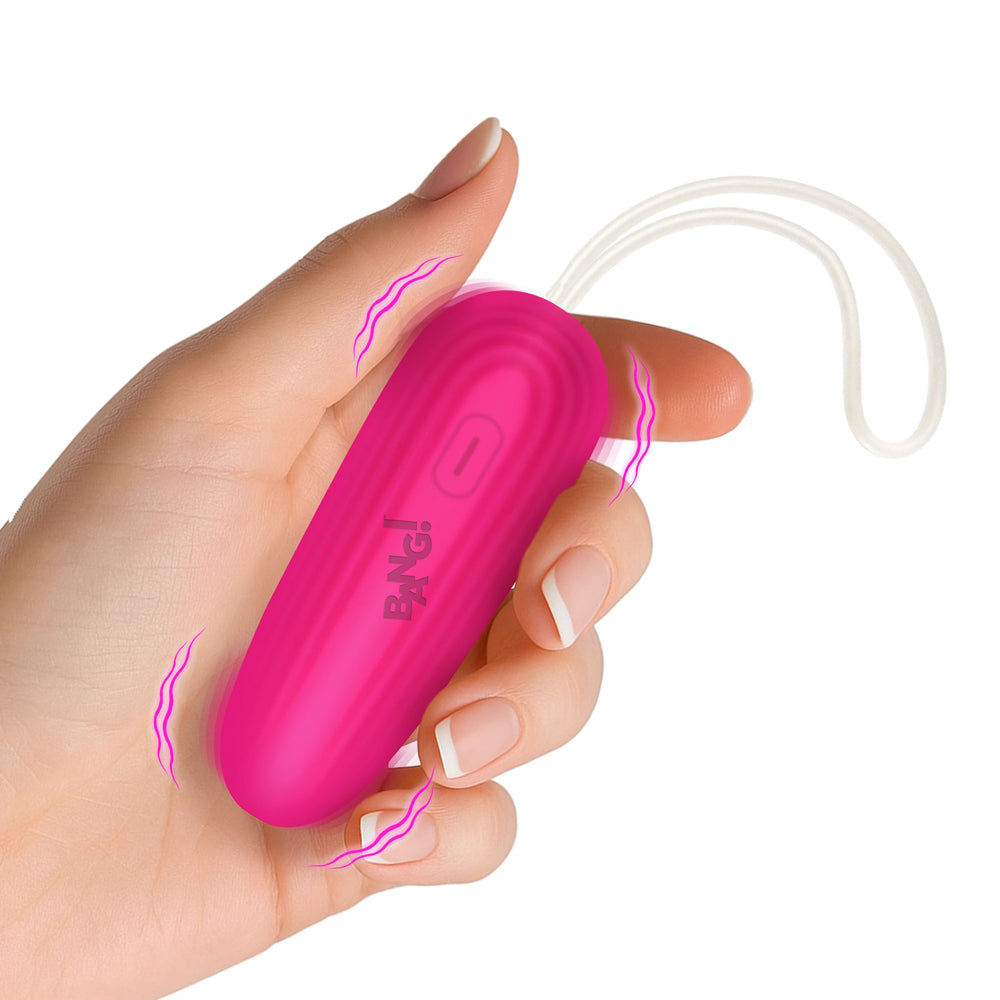 XR BRANDS - BANG! SILICONE VIBRATING EGG PINK