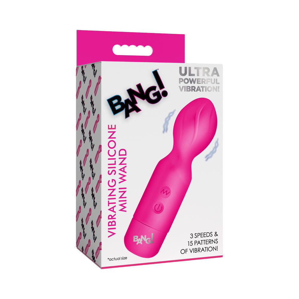 XR BRANDS - BANG! VIBRATING SILICONE MINI WAND