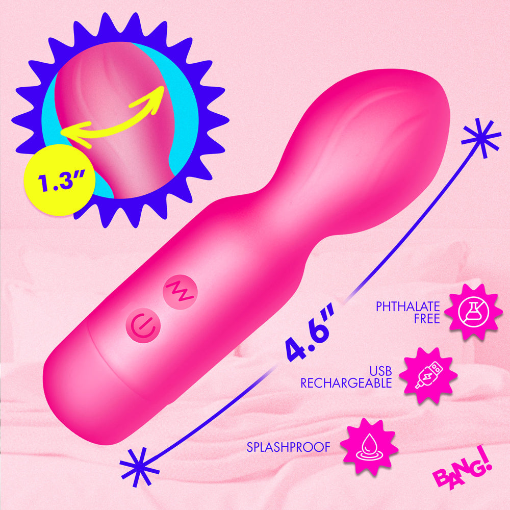 XR BRANDS - BANG! VIBRATING SILICONE MINI WAND