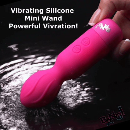 XR BRANDS - BANG! VIBRATING SILICONE MINI WAND