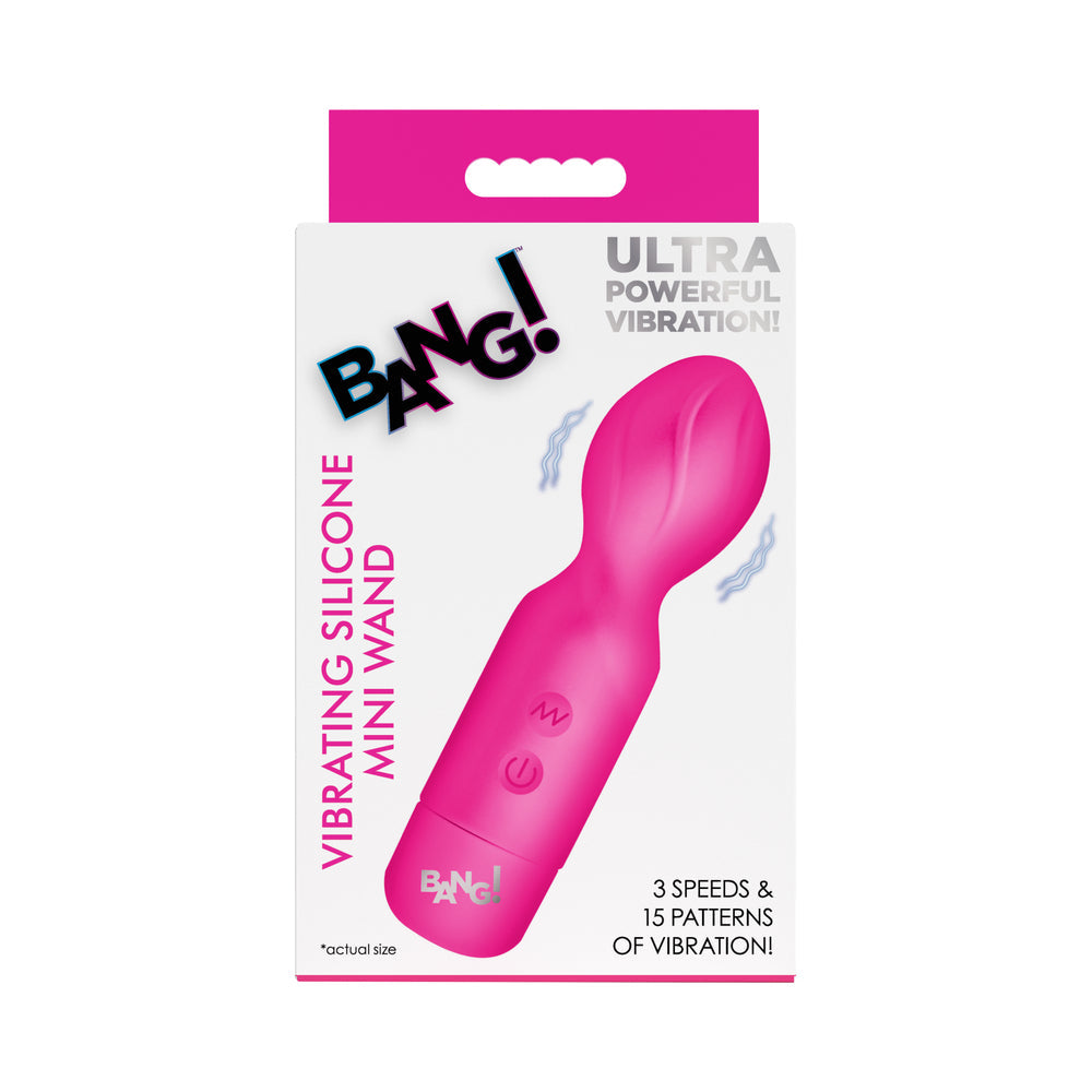XR BRANDS - BANG! VIBRATING SILICONE MINI WAND